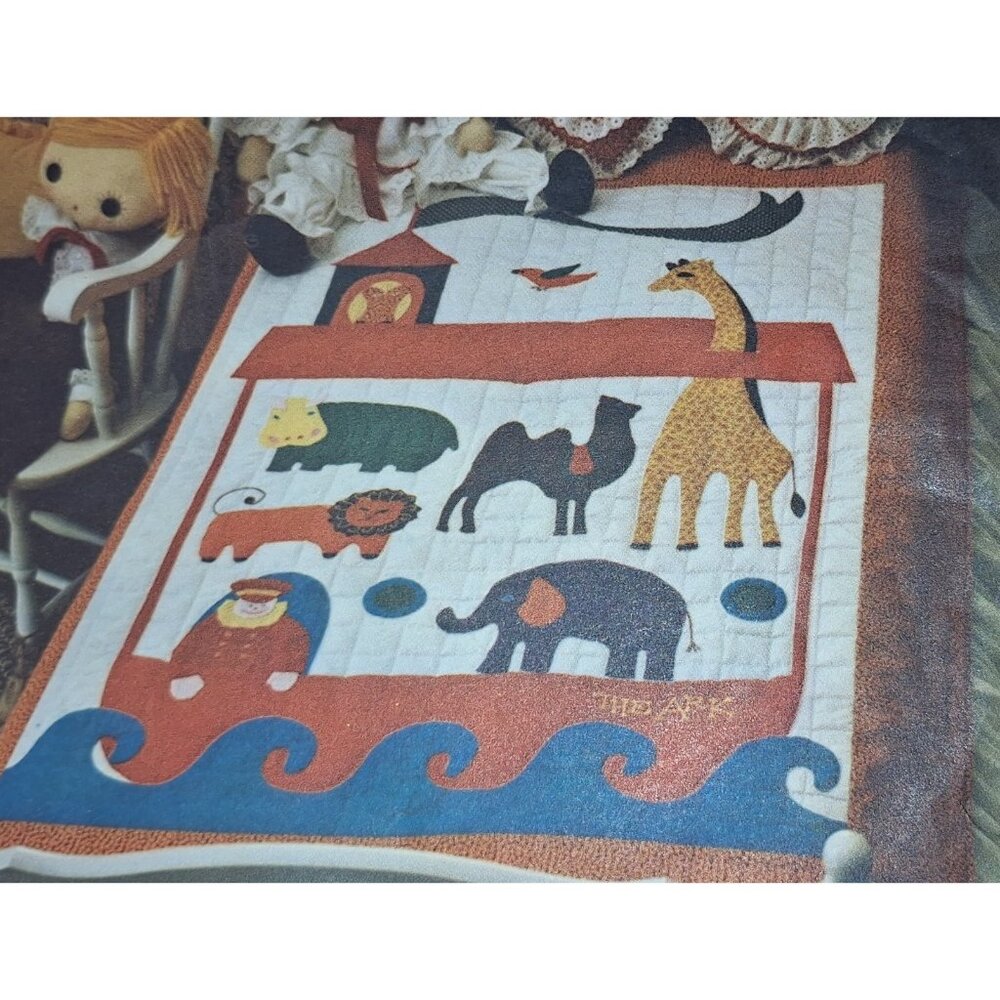 Little Vogue 1327‎ Noahs Ark Twin or Crib Quilt Uncut pattern